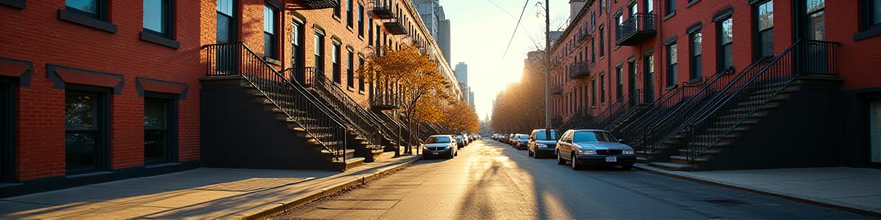 Brooklyn street view near Hart Street studio